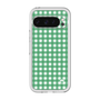 スリムプロテクションプレミアムケース［ Checkered Green - ギンガムチェック グリーン ］