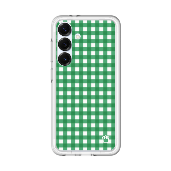 スリムプロテクションプレミアムケース［ Checkered Green - ギンガムチェック グリーン ］