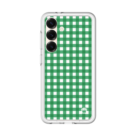 スリムプロテクションプレミアムケース［ Checkered Green - ギンガムチェック グリーン ］