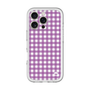 スリムプロテクションプレミアムケース［ Checkered Purple - ギンガムチェック パープル ］