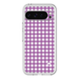 スリムプロテクションプレミアムケース［ Checkered Purple - ギンガムチェック パープル ］