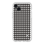 スリムプロテクションプレミアムケース［ Checkered Purple - ギンガムチェック ブラック ］