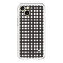 スリムプロテクションプレミアムケース［ Checkered Purple - ギンガムチェック ブラック ］