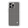 スリムプロテクションプレミアムケース［ Checkered Purple - ギンガムチェック ブラック ］