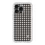 スリムプロテクションプレミアムケース［ Checkered Purple - ギンガムチェック ブラック ］