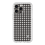 スリムプロテクションプレミアムケース［ Checkered Purple - ギンガムチェック ブラック ］