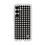 スリムプロテクションプレミアムケース［ Checkered Purple - ギンガムチェック ブラック ］