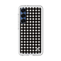 スリムプロテクションプレミアムケース［ Checkered Purple - ギンガムチェック ブラック ］