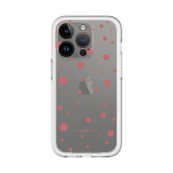 スリムプロテクションプレミアムケース［ Dippin dots Red - ディッピンドッツ レッド ］