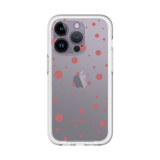 スリムプロテクションプレミアムケース［ Dippin dots Red - ディッピンドッツ レッド ］