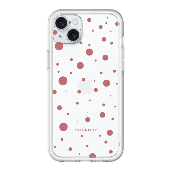 スリムプロテクションプレミアムケース［ Dippin dots Red - ディッピンドッツ レッド ］