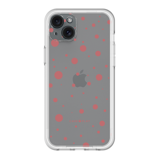 スリムプロテクションプレミアムケース［ Dippin dots Red - ディッピンドッツ レッド ］
