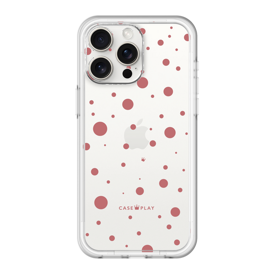 スリムプロテクションプレミアムケース［ Dippin dots Red - ディッピンドッツ レッド ］
