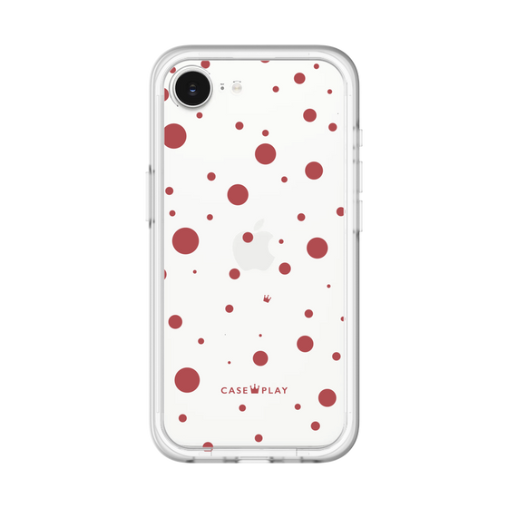 スリムプロテクションプレミアムケース［ Dippin dots Red - ディッピンドッツ レッド ］