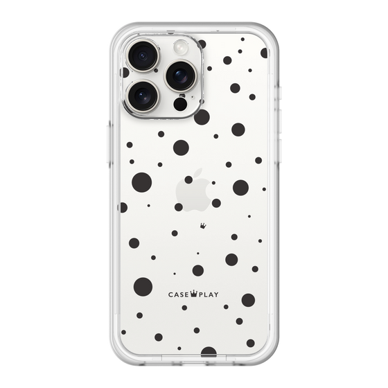 スリムプロテクションプレミアムケース［ Dippin dots Black - ディッピンドッツ ブラック ］