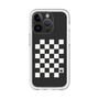 スリムプロテクションプレミアムケース［ Racing checkered flag - レーシングチェッカーフラッグ ］