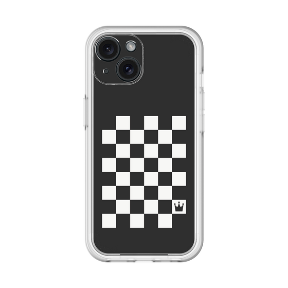 スリムプロテクションプレミアムケース［ Racing checkered flag - レーシングチェッカーフラッグ ］