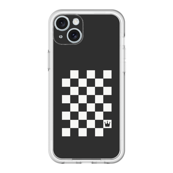 スリムプロテクションプレミアムケース［ Racing checkered flag - レーシングチェッカーフラッグ ］
