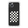 スリムプロテクションプレミアムケース［ Racing checkered flag - レーシングチェッカーフラッグ ］