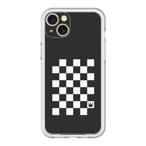 スリムプロテクションプレミアムケース［ Racing checkered flag - レーシングチェッカーフラッグ ］