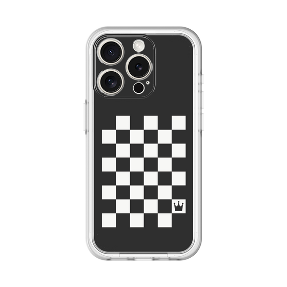 スリムプロテクションプレミアムケース［ Racing checkered flag - レーシングチェッカーフラッグ ］