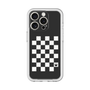 スリムプロテクションプレミアムケース［ Racing checkered flag - レーシングチェッカーフラッグ ］