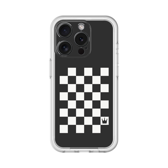 スリムプロテクションプレミアムケース［ Racing checkered flag - レーシングチェッカーフラッグ ］