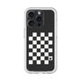 スリムプロテクションプレミアムケース［ Racing checkered flag - レーシングチェッカーフラッグ ］