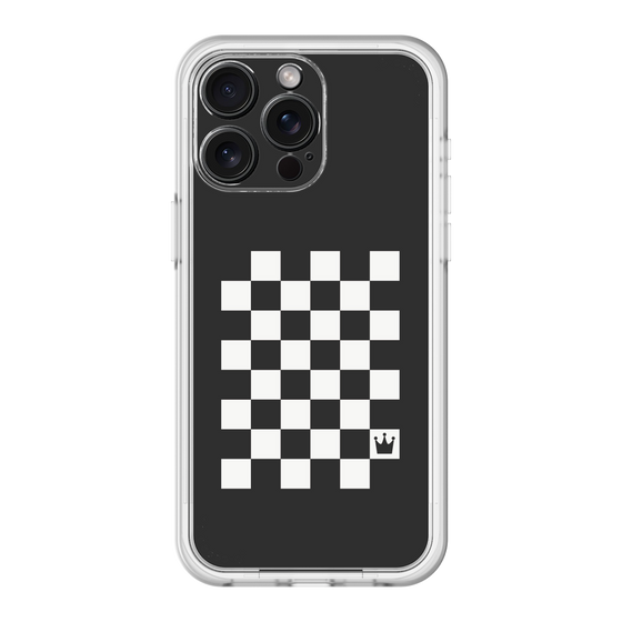 スリムプロテクションプレミアムケース［ Racing checkered flag - レーシングチェッカーフラッグ ］