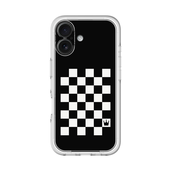 スリムプロテクションプレミアムケース［ Racing checkered flag - レーシングチェッカーフラッグ ］