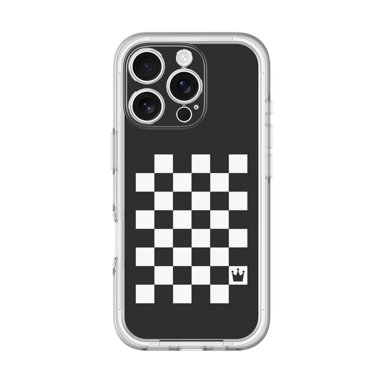 スリムプロテクションプレミアムケース［ Racing checkered flag - レーシングチェッカーフラッグ ］