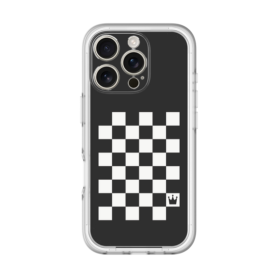 スリムプロテクションプレミアムケース［ Racing checkered flag - レーシングチェッカーフラッグ ］