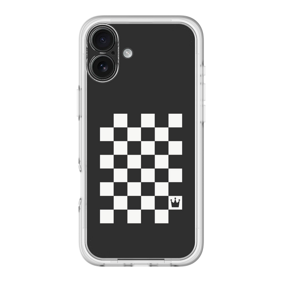 スリムプロテクションプレミアムケース［ Racing checkered flag - レーシングチェッカーフラッグ ］