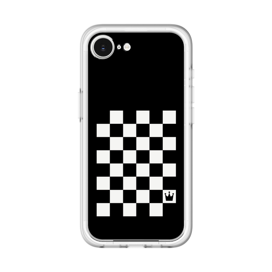 スリムプロテクションプレミアムケース［ Racing checkered flag - レーシングチェッカーフラッグ ］