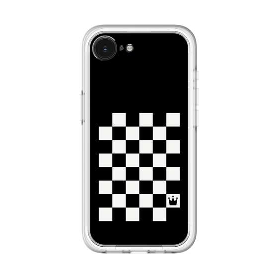 スリムプロテクションプレミアムケース［ Racing checkered flag - レーシングチェッカーフラッグ ］