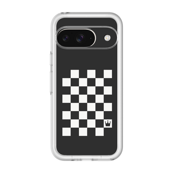 スリムプロテクションプレミアムケース［ Racing checkered flag - レーシングチェッカーフラッグ ］