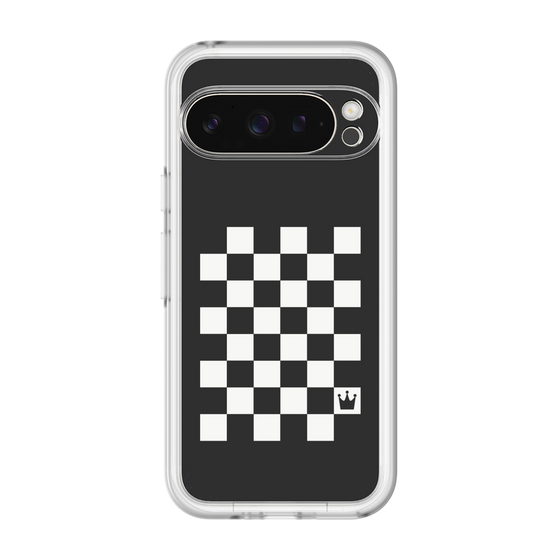 スリムプロテクションプレミアムケース［ Racing checkered flag - レーシングチェッカーフラッグ ］