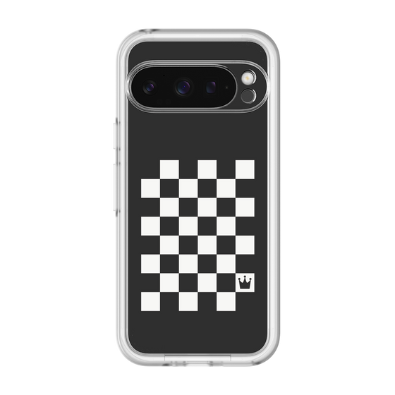 スリムプロテクションプレミアムケース［ Racing checkered flag - レーシングチェッカーフラッグ ］