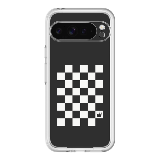 スリムプロテクションプレミアムケース［ Racing checkered flag - レーシングチェッカーフラッグ ］