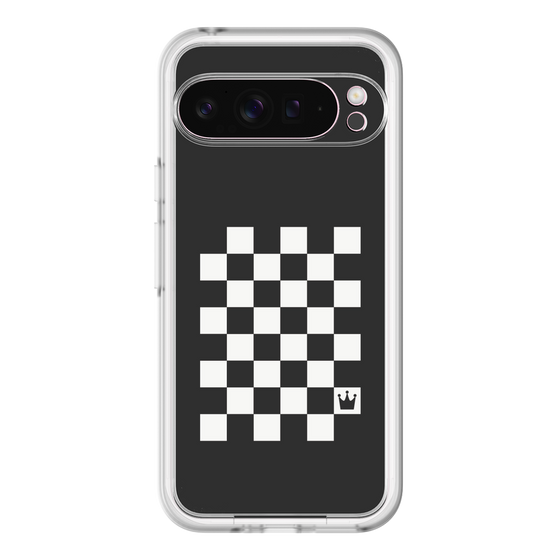 スリムプロテクションプレミアムケース［ Racing checkered flag - レーシングチェッカーフラッグ ］