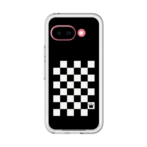 スリムプロテクションプレミアムケース［ Racing checkered flag - レーシングチェッカーフラッグ ］