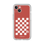 スリムプロテクションプレミアムケース［ Racing checkered flag Red - レーシングチェッカーフラッグ レッド ］