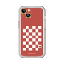 スリムプロテクションプレミアムケース［ Racing checkered flag Red - レーシングチェッカーフラッグ レッド ］