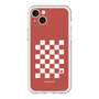 スリムプロテクションプレミアムケース［ Racing checkered flag Red - レーシングチェッカーフラッグ レッド ］