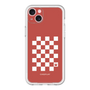 スリムプロテクションプレミアムケース［ Racing checkered flag Red - レーシングチェッカーフラッグ レッド ］