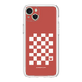 スリムプロテクションプレミアムケース［ Racing checkered flag Red - レーシングチェッカーフラッグ レッド ］