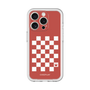 スリムプロテクションプレミアムケース［ Racing checkered flag Red - レーシングチェッカーフラッグ レッド ］