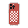 スリムプロテクションプレミアムケース［ Racing checkered flag Red - レーシングチェッカーフラッグ レッド ］