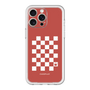 スリムプロテクションプレミアムケース［ Racing checkered flag Red - レーシングチェッカーフラッグ レッド ］