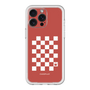 スリムプロテクションプレミアムケース［ Racing checkered flag Red - レーシングチェッカーフラッグ レッド ］
